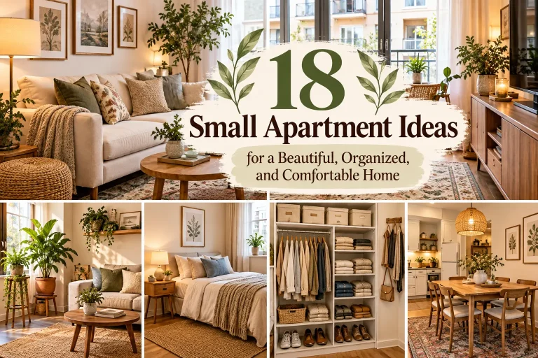18 Small Apartment Ideas for a Beautiful, Organized, and Comfortable Home