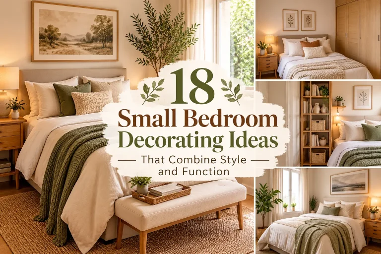 18 Small Bedroom Decorating Ideas That Combine Style and Function