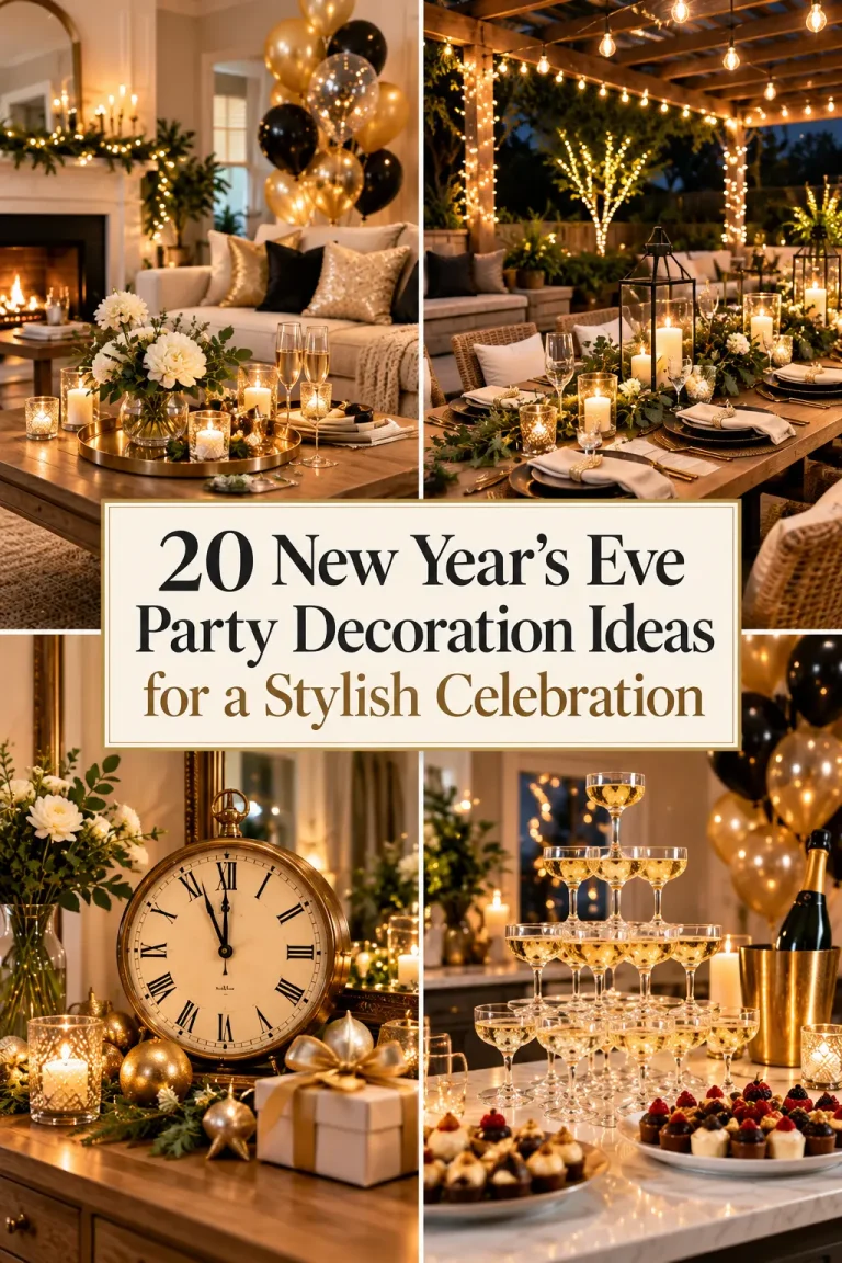 20 New Year’s Eve Party Decoration Ideas for a Stylish Celebration