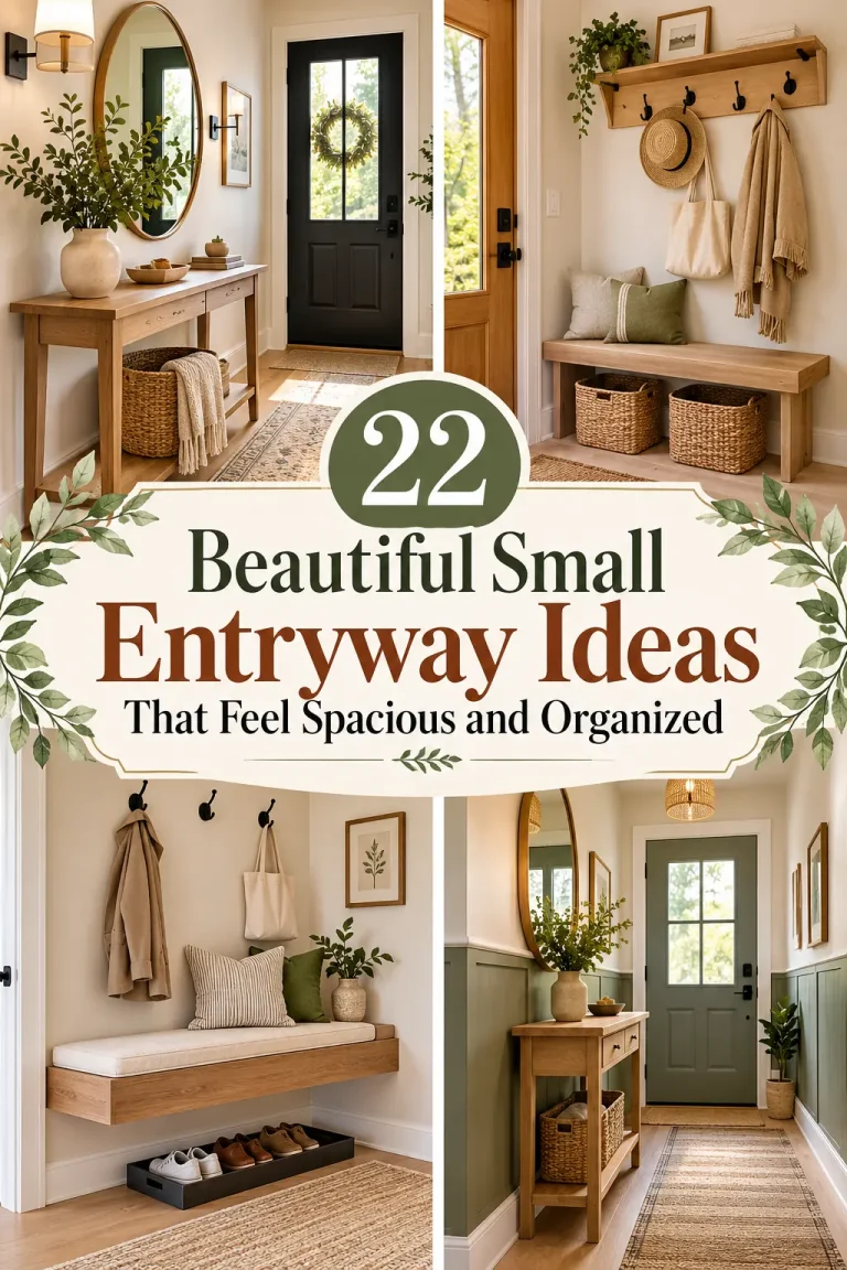 22 Beautiful Small Entryway Ideas That Feel Spacious and Organized