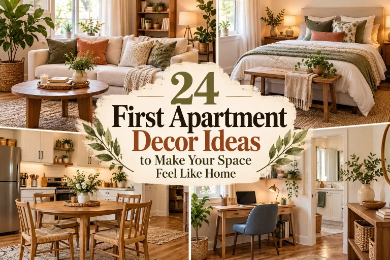 24 First Apartment Decor Ideas to Make Your Space Feel Like Home