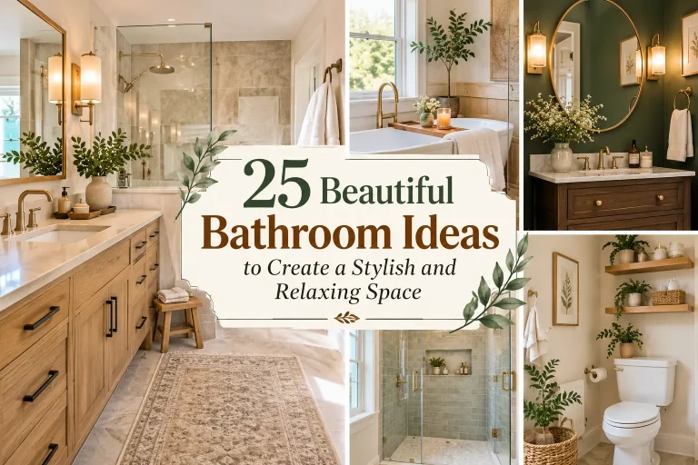 25 Beautiful Bathroom Ideas to Create a Stylish and Relaxing Space