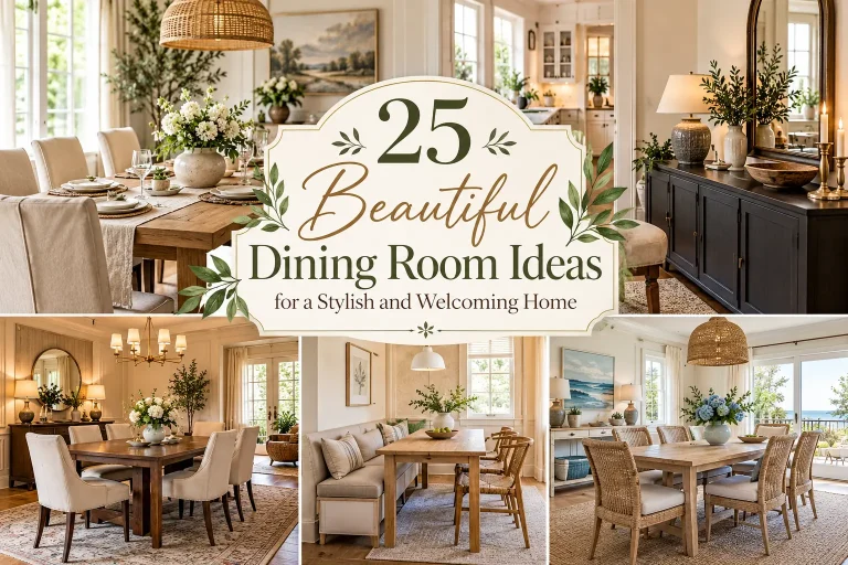 25 Beautiful Dining Room Ideas for a Stylish and Welcoming Home