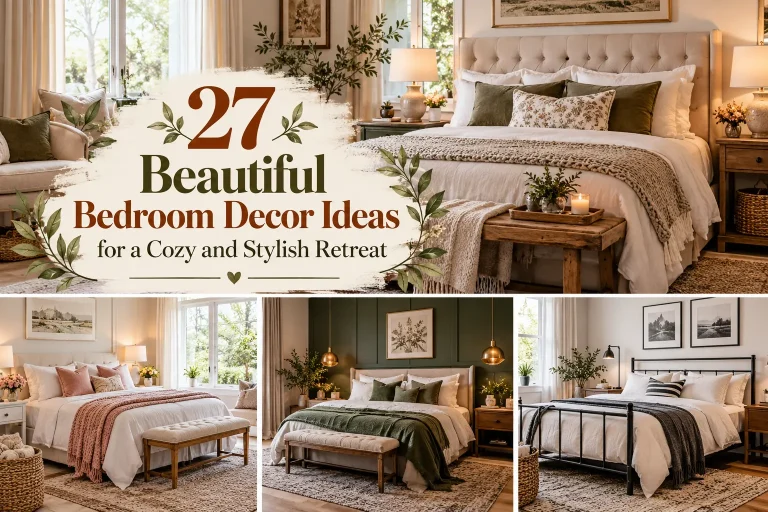 27 Beautiful Bedroom Decor Ideas for a Cozy and Stylish Retreat