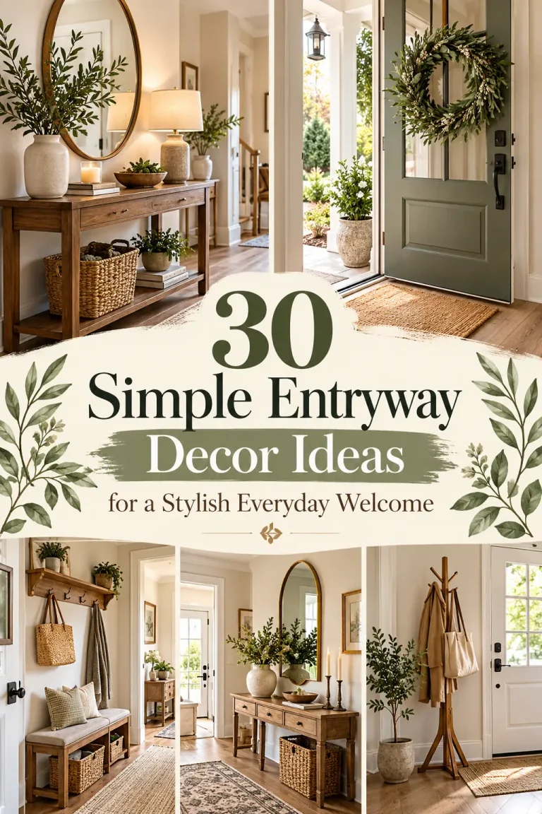 30 Simple Entryway Decor Ideas for a Stylish Everyday Welcome