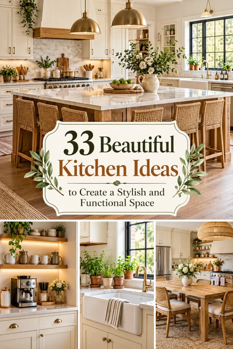 33 Beautiful Kitchen Ideas to Create a Stylish and Functional Space