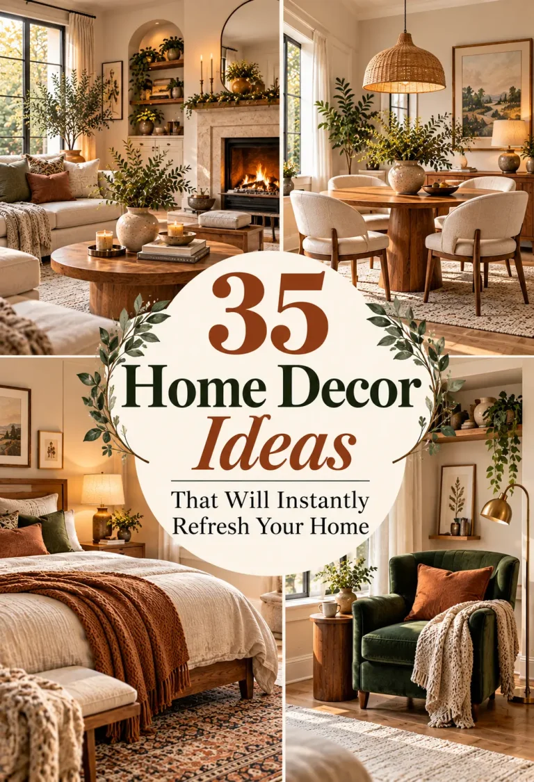 35 Home Decor Ideas That Will Instantly Refresh Your Home