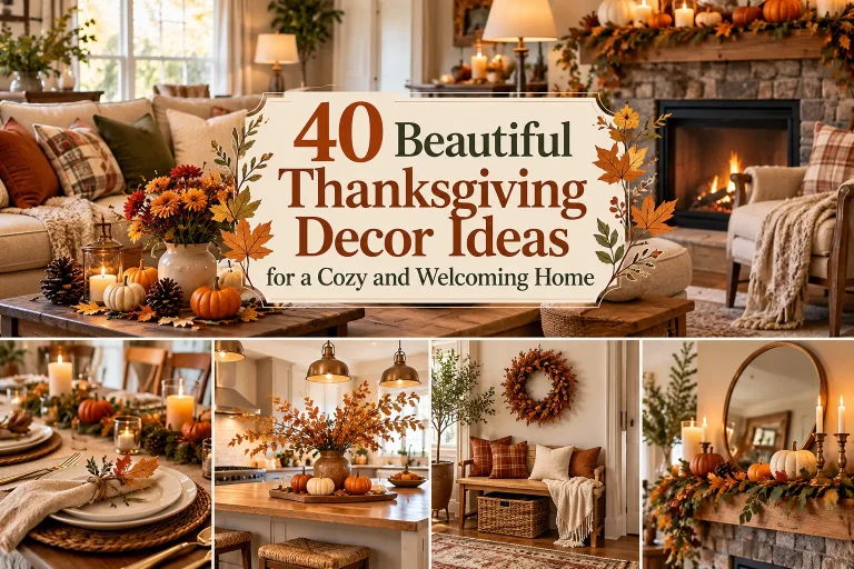 40 Beautiful Thanksgiving Decor Ideas for a Cozy and Welcoming Home
